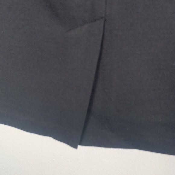 Talbots Women 6 Black Refined Ponte Knit Front Bow Detail Pencil Skirt Stretch - Picture 6 of 8